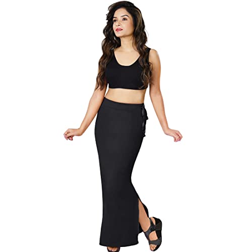 Image of dermawear Women Blended Fabric Saree Shapewear Everyday Petticoat (SSE-407)