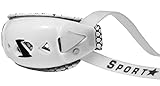 SportStar Victory T-Rex Hurricane Gel Football Chinstrap (White, S/M)