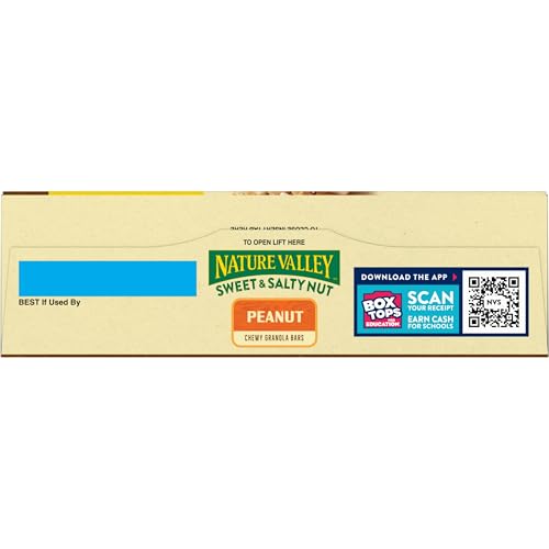 Image of Nature Valley Granola Bars, Sweet and Salty Nut, Peanut, 12 Bars, 14.4 oz