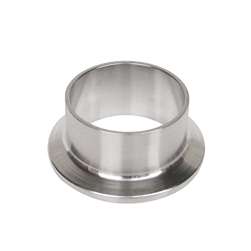 Virola sanitaria de triple abrazadera de acero inoxidable 304, soldable, for aplicaciones de alimentos y bebidas(19mm)