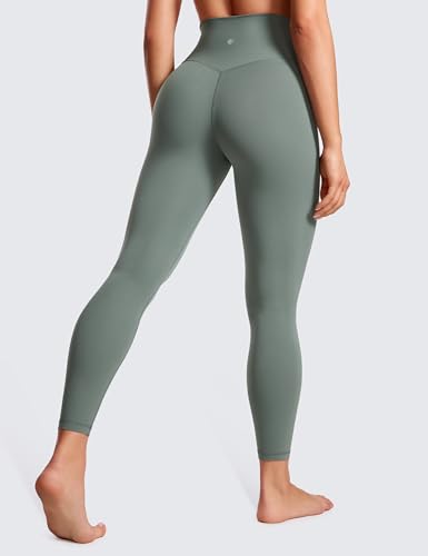CRZ YOGA Womens Butterluxe Cross Waist Workout Leggings 25 Inches - V Crossover High Waisted Gym Yoga - Image 3