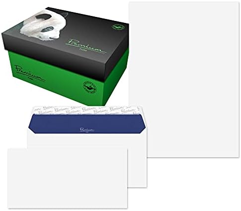 Blake Premium Pure DL 110 x 220 mm 120 gsm Recycled Peel & Seal Wallet Envelopes (RP81255) Super White Wove - Pack of 50