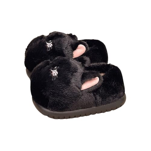 [FKSIFG] ���f�B�[�X ���킢���ӂ�ӂ�L�X���b�p �������낢���擮���� �S�n�悢�����o�b�N �n�E�X�V���[�Y ���� �~�p �ӂ�ӂ� �g���� �z�[���X���b�p(Black,38)