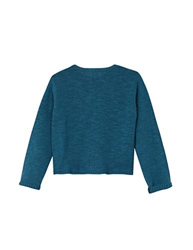 Gocco Mädchen Chaqueta Punto Pullover, Petroleumgrün, 7-8 Jahre