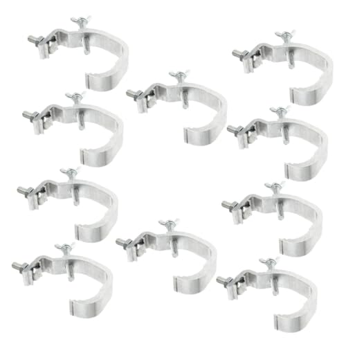 Pinces en aluminium pour éclairage de scène crochets robustes projecteurs 10pcs
