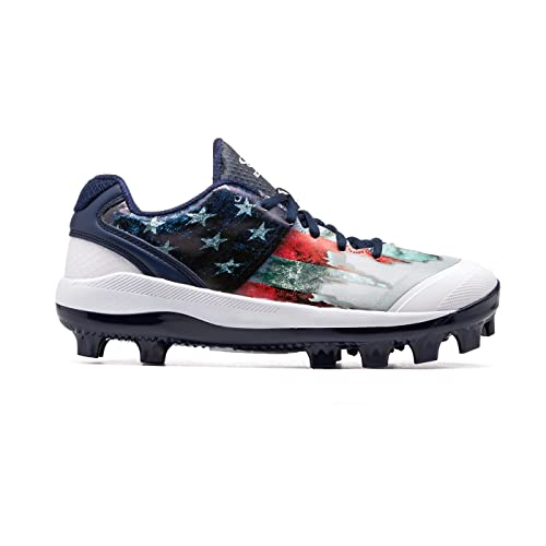 Boombah Men's Dart USA Flag 3 Molded Cleat - Multiple Sizes