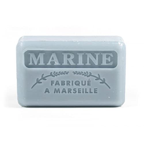 125G Savon De Marseille Soap - Marine (Navy)