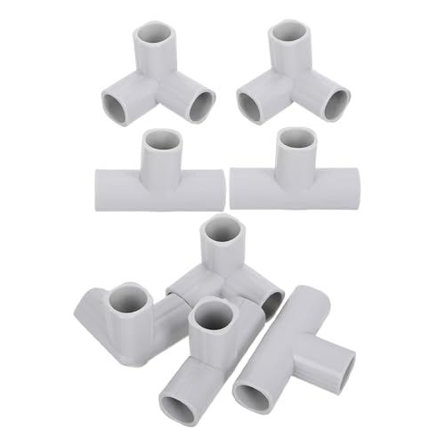 WESIEVYA 8 Piezas Conectores de Seguridad T para Corralitos de Niña Accesorios de Plástico para Barandillas Interiores Montaje sin Herramientas Diseño Expandible y Fácil de Ensamblar