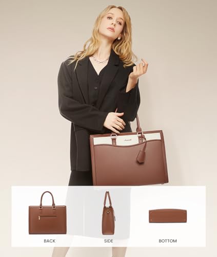 LOVEVOOK Laptop Tote Bag for Women, Office Work Bag Briefcase fit for 15.6 inch Laptop, Large Capacity Teacher Bag Handbag