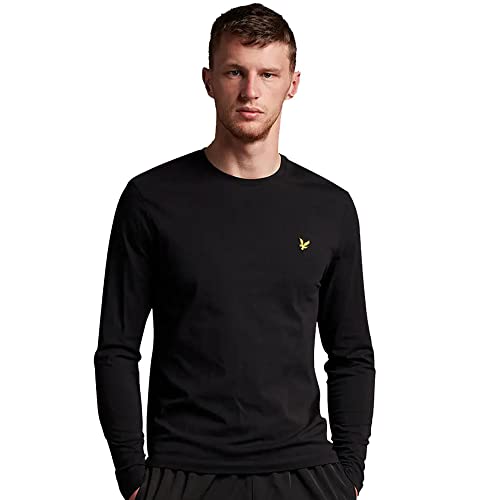 Image of Lyle & Scott LS T-Shirt Plain L/S T-Shirt Z865 Jet Black, 3XL