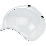 Biltwell - Visera de casco Jet para Harley Honda Yamaha Kawasaki Suzuki Triumph Guzzi transparente