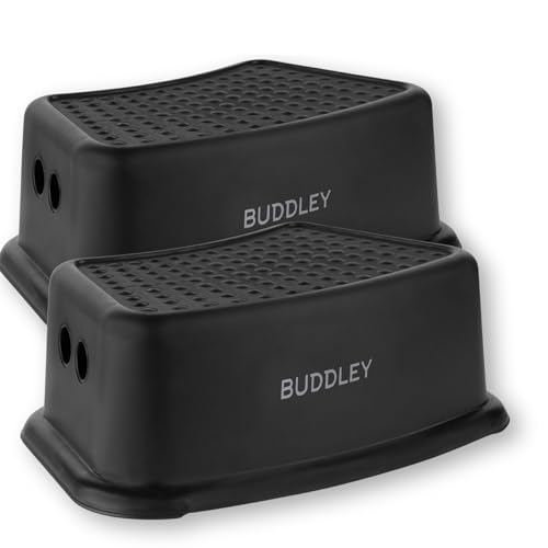 BUDDLEY Juego de 2 peldaños para niños