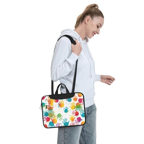 Maletín de hombro para laptop unisex 15.6 pulg miniatura 7