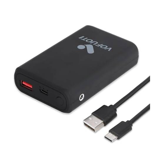 Vofuoti Rechargeable 10000mAh Battery Pack for Cordless Heating pad, Including a Charging Cable