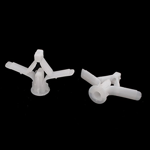 Aexit 10pcs Plasterboard Anchors Fixings Airplane Expansion Tube Anchors w 60mm Expansion Anchors Long Screws