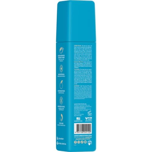 Minetan Coconut Tan Self Tan Foam | Tanning Treatments Collection - Hydrating Dark Brown Skin Finish, 1 Hour Express, Face & Body Fake Tanner, Coconut Water Infused, Vegan & Paraben Free, 6.7 Fl Oz