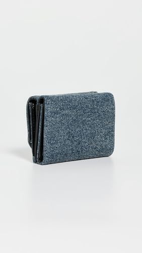 Diesel Women's 1DR Tri Fold Coin XS II Wallet, 420 - Medium Blue, One Size3