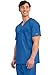Cherokee Scrub for Men's Tuckable V-Neck Top with 1 Chest Pocket, Pen Slot, Ultra Soft, Durable, 2-Way Stretch Fabric - WW690, XL, Royal