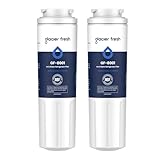 GLACIER FRESH UKF8001 Compatible with Whirlpool Refrigerator Water Filter 4, EDR4RXD1, EveryDrop Filter 4, 4396395, Maytag UKF8001, UKF8001AXX, WHR4RXD1, KAD4RXD1, 46-9006, Puriclean II, Pack of 2