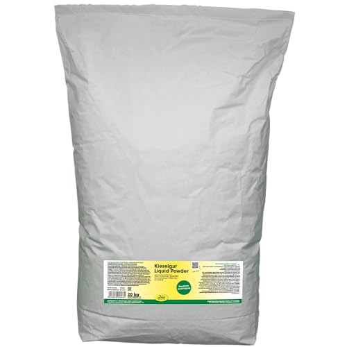 cdVet Kieselgur Liquid Powder 25 kg - Kieselalgen Puder zur Bindung von Feuchtigkeit Flohkot Milbenkot in Stall und Haushalt