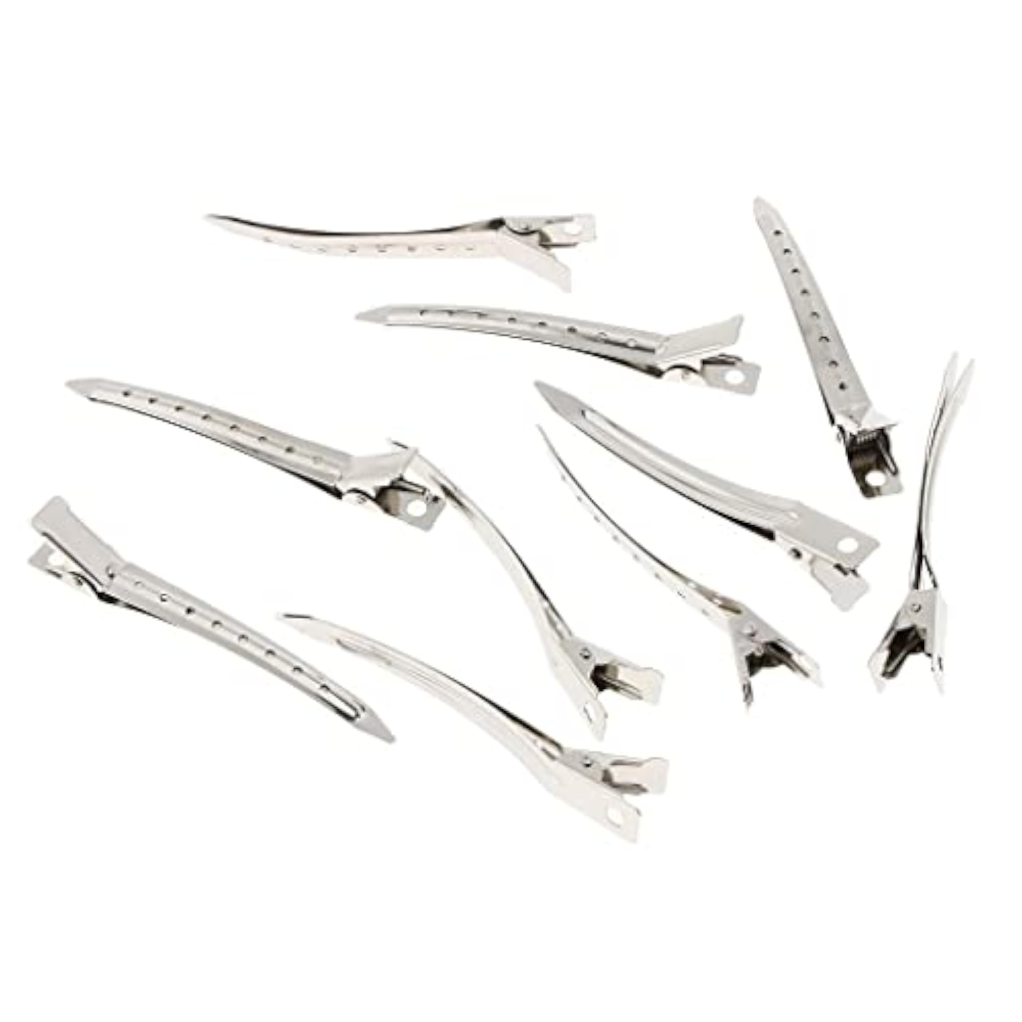 Metal Curl Clips Duck Bill Sectioning Clips, Alligator Hair Clips