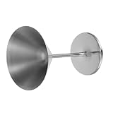 SAFIGLE Edelstahl Cocktailglas Metallkelch Martini Glas Silber Poliert Partybar Trinkbecher Robust Vielseitig