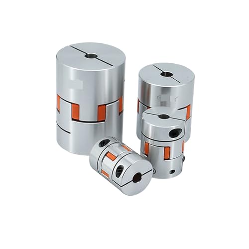 Acoplamiento flexible de aluminio D80L115 para eliminar vibraciones en ejes de motor de 20-45mm