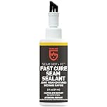 Gear Aid Seam Grip FC Fast Cure Sealant for Nylon and Polyester Tents, Tarps, Awnings, Clear, 2 oz