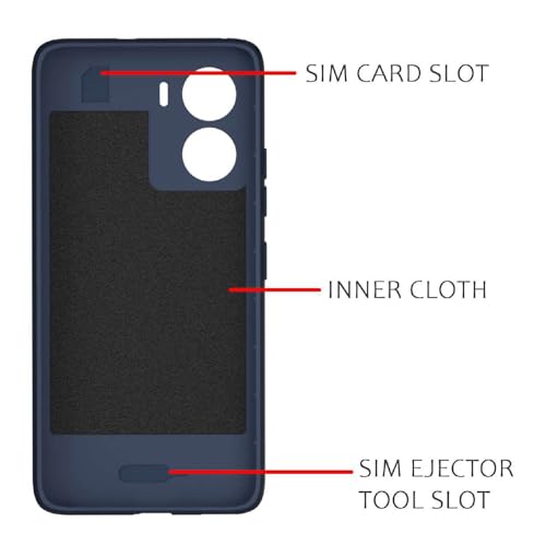Image of Shockproof Case for Realme P3 5G | Full Camera Protection | TPU Flexible Back Cover for Realme P3 5G (Steel Blue)
