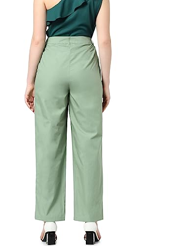Image of VERO MODA Women's Straight Fit High Rise Pants