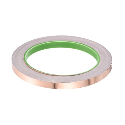 Image of PATIKIL Copper Foil Tape 0.31 Inch x 66 Feet 0.05mm Thick Double Sided Conductive Adhesive EMI Shielding for Electronics, Circuits, Grounding