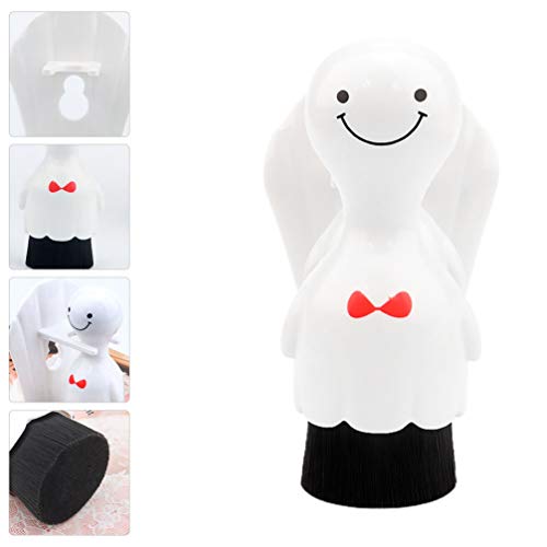 Lurrose Forma Boneca Esfoliante Facial Escova de Limpeza Rosto Escova de Lavagem de Fibra de Carvão