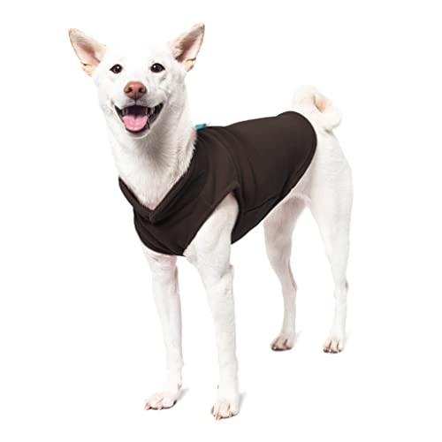 Image of Gooby Fleece Vest Dog Sweater, Turquoise, X-Large
