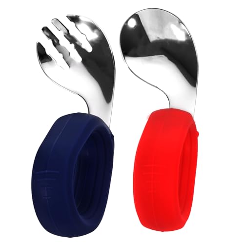 IWOWHERO 1 Juego Cuchara Para Niños Plato De Bebe Cuchillería Tenedores De Bebé Para Bebé Tenedor Infantil Tenedor De Niño Accesorios Para Bebe Tenedor Para Bebe Acero Inoxidable