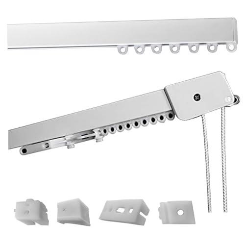 🪟 SCEGLI L’APERTURA PIU’ ADATTA A TE - Scegli tra l’opzione movimento a corda o manuale per adattare il binario tenda soffitto alle tue esigenze. Il bastone tenda soffitto è munito di scorrevoli ogni 10 cm lungo tutta la sua lunghezza garantendo così fluidità nello scorrimento. Anche nella versione binario per tende a parete le tue tende scorreranno silenziosamente e senza sforzo.