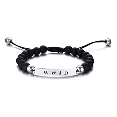 ZKXXJ WWJD HWLF �u���X���b�g�Z�b�g �j�����p �����ς� �u���b�N �z���C�g �r�[�Y �I�j�L�X What Would Jesus Do He Would Love First �u���X���b�g �C���X�s���[�V���� �@���I ���}�C���_�[ �W���G���[