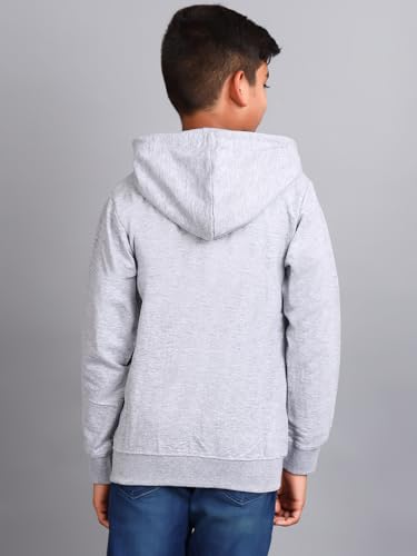 Image of ZION Hoodies for Boys - Cotton Hoodies Sweatshirt with Zipper | Solid & Regular Fit with Embroidery | Long Sleeve | for Every Occasion | Multiple Sizes & Colors (Pack of 1)
