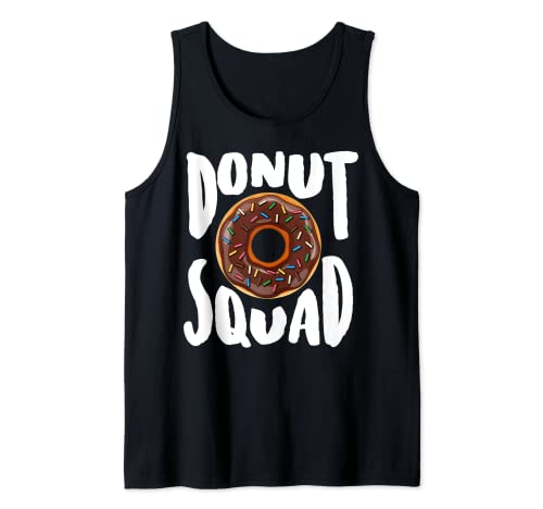 Donut Squad | Regalo de donut amante de donut Camiseta sin Mangas