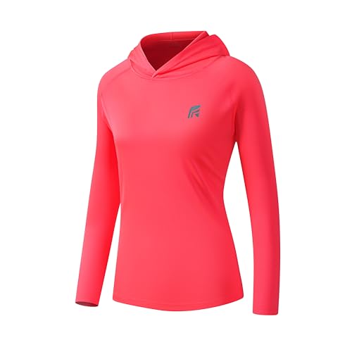 Women's UV Protection Hoodie Long T-shirt Breathable & Quick-Dry,UPF50+,Stylish Fit for Outdoor Sports
