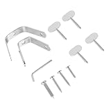 VANZACK Soporte para Jamón de Acero Inoxidable Resistente y Fácil de Limpiar Accesorio de Almacenamiento para Cocina Soporte Fijador Decorativo para Hogar Práctico para Banquetas y