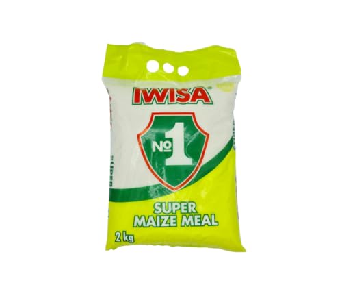 Iwisa No.1 Super Maize Meal | South African Maize Meal Flour | 2kg (2 x 1kg)