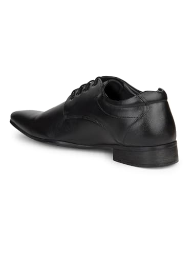 Bata Men's Black Lace-up Formal Shoes - Image 5