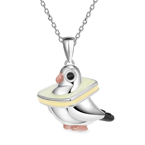 Collier pendentif oiseau créatif, cadeau d'anniversaire mignon pour enfant