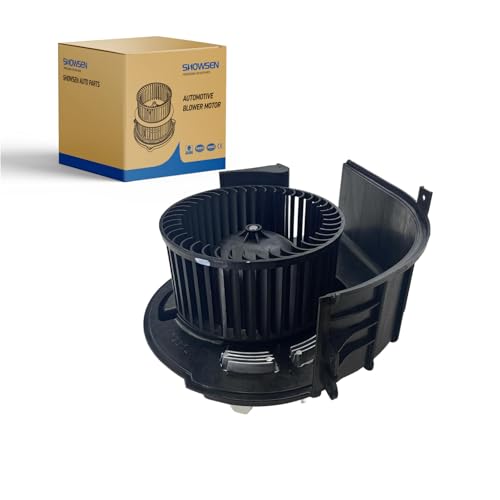 Image of SHOWSEN 75052 HVAC AC Heater Blower Motor with Fan for 2007-2014 BMW X5 | Compatible with 2008-2014 X6, Sport Utility, with Resistor OE# 64116971108, 64119229658