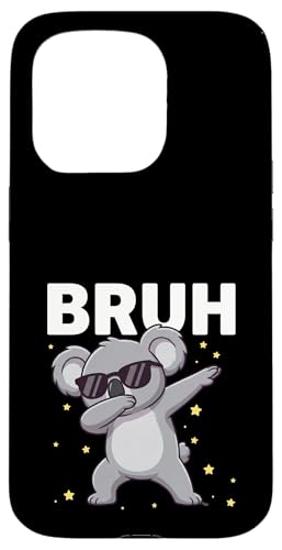 Bruh Dabbing Koala �T���O���X �ʔ��� �R�A�� �_�r���O ���킢�� �L�b�Y �X�}�z�P�[�X iPhone 15 Pro �p