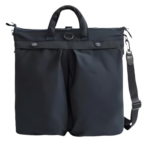 [Gulenvailo] トートバッグ メンズ 4WAY メッセンジャーバッグ ファスナー付き a4収納/撥水 手さげカバン ショルダーバッグ 男女兼用 肩掛けバッグ キャンパストート 通勤 通学 旅行 Lサイズ