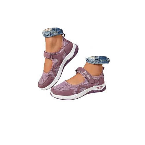 Orthopedic Shoes for Women Dressy Women Wide Width Breathable Arch Support Walking Comfortable Slip on Sneakers Non Slip Lightweight Sneaker Summer Solid Color Shoes Sneakers Hollow Loafers