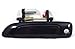 PT Auto Warehouse HO-3232S-FL - Outside Exterior Outer Door Handle, Smooth Black - 4-Door Sedan, Driver Side Front