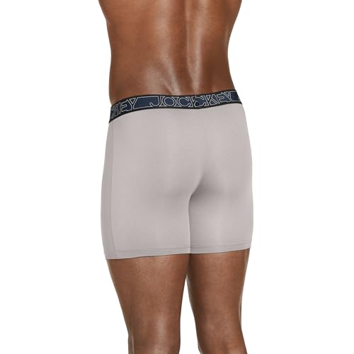 Jockey Men's Underwear Active Microfiber 5" Boxer Brief - 6 Pack3