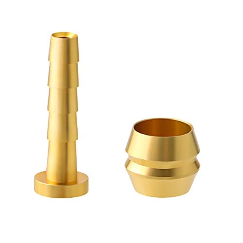 Sanmum 4 Set Disc Brake Olive Insert Brake Hose Olive & Insert Connecting Insert Tubing Brake Repair Parts (BH59)